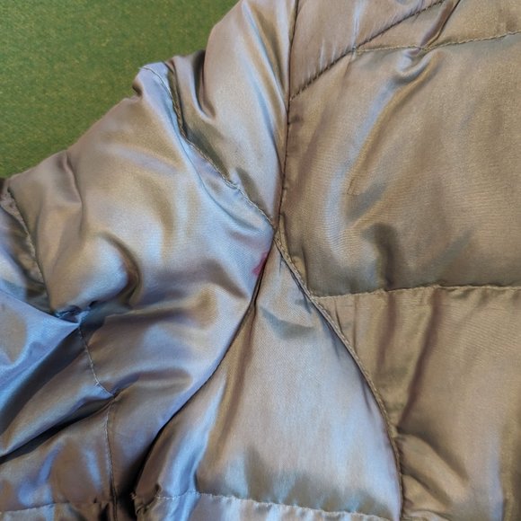 Guess Cropped Down Coat with Furry Hood XS - Picture 14 of 15